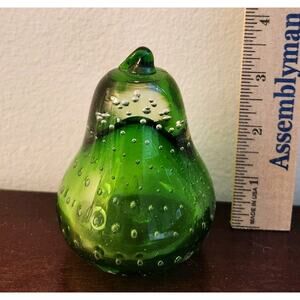 Beautiful Vintage Pear Shaped Paper Weight Marked "Japan"